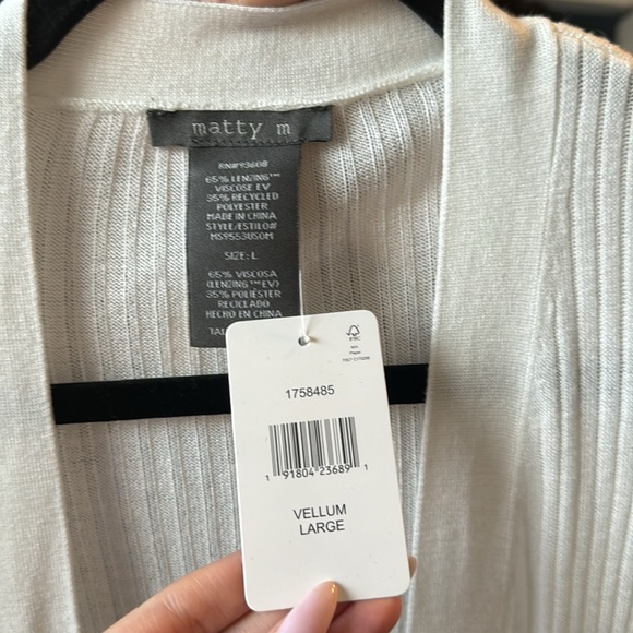 NWT - MATTY B CARDIGAN - WOMENS LARGE - Picture 2 of 7